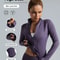 Breathable Seamless Cropped Sports Jacket For Women 14