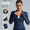 Breathable Seamless Cropped Sports Jacket For Women 18