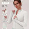 Breathable Seamless Cropped Sports Jacket For Women 8