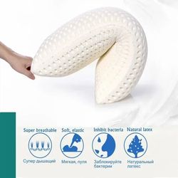 natural latex orthopedic pillow for comfort and cervical support