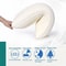 Natural Latex Orthopedic Pillow For Comfort And Cervical Support 0
