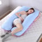 U Shaped Pregnancy Pillowcase Soft Cotton Cover 4