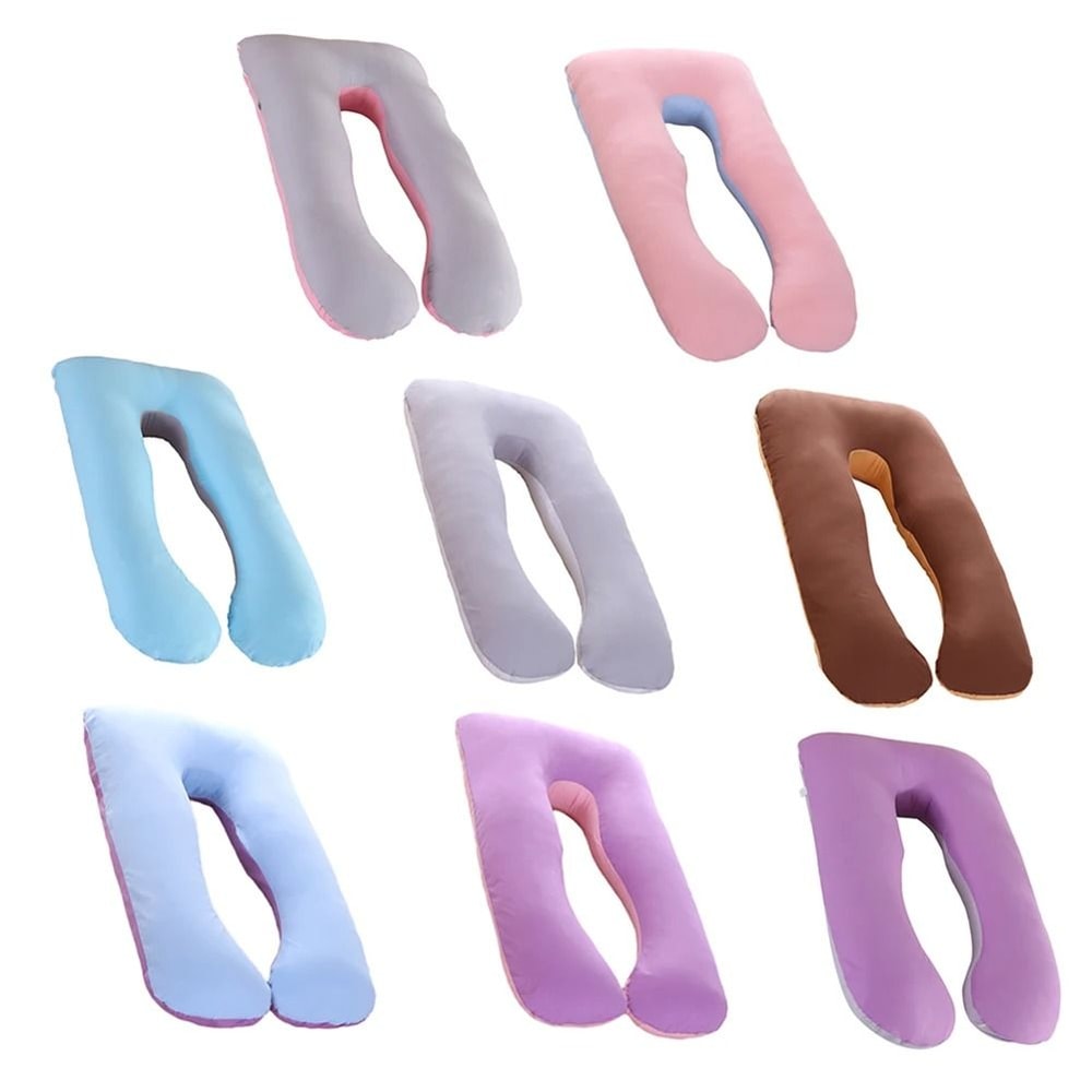 U Shaped Pregnancy Pillowcase Soft Cotton Cover 5