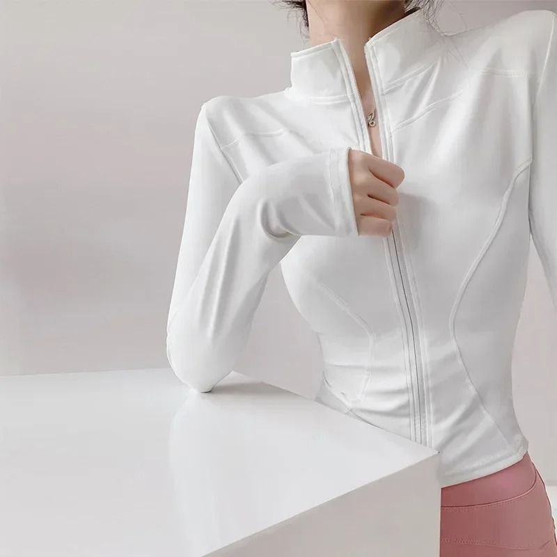 Quick Drying Sports Coat Women Long Sleeve Top 2