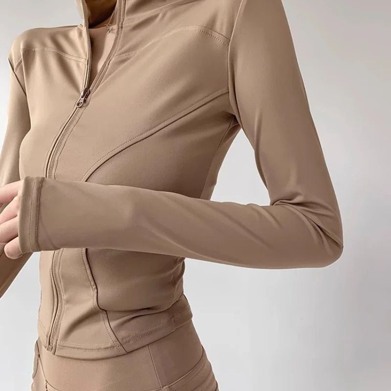 Quick Drying Sports Coat Women Long Sleeve Top 3