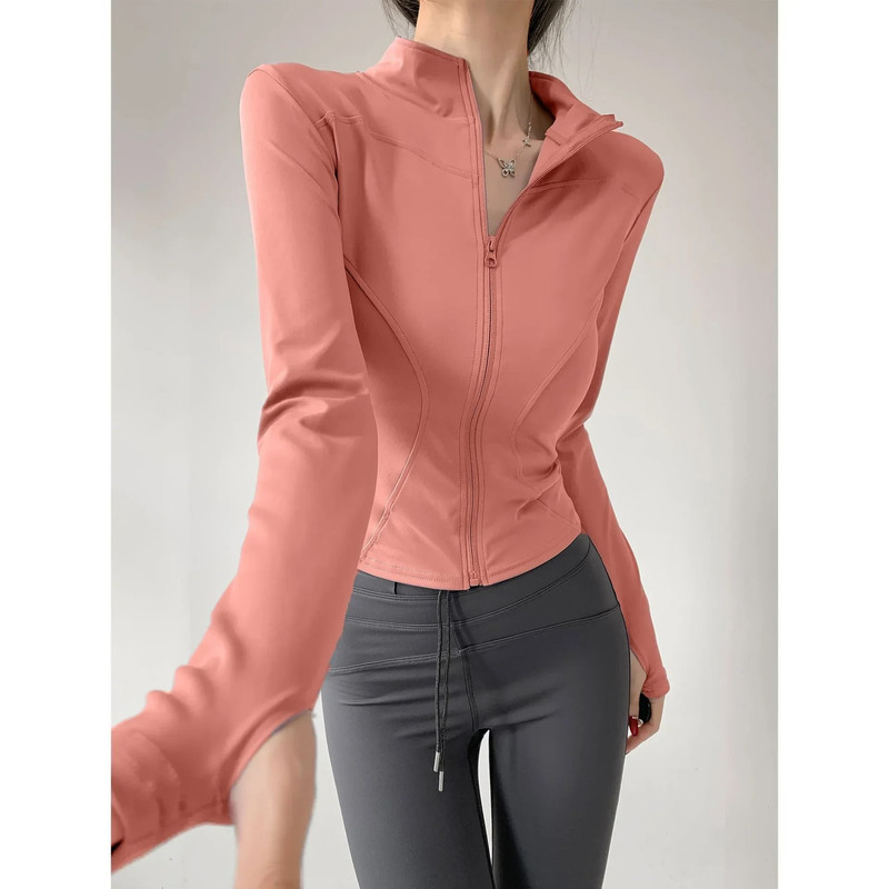 Quick Drying Sports Coat Women Long Sleeve Top 6