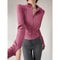 Quick Drying Sports Coat Women Long Sleeve Top 11