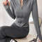 Quick Drying Sports Coat Women Long Sleeve Top 5