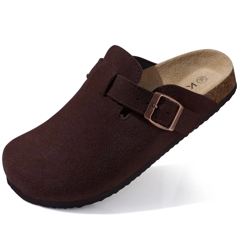 Unisex Cork Footbed Comfort Clogs 13