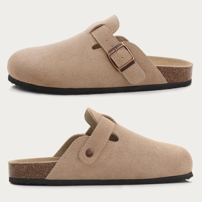 Unisex Cork Footbed Comfort Clogs 5