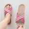 Plus Size Linen Flat Sandals For Women 2