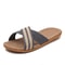 Plus Size Linen Flat Sandals For Women 6