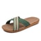 Plus Size Linen Flat Sandals For Women 8
