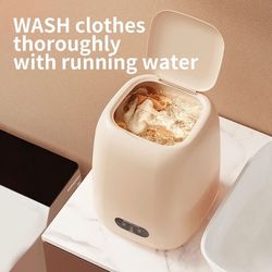 portable mini washing machine with spin dryer