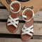 Womens Summer Flat Sandals Comfortable Roman Strap Design With Non Slip Rubber Sole 2