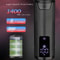 Professional Hair Trimmer With LCD Display Titanium Double Blade High Speed Motor 4