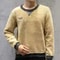 Mens Warm Fleece Lined Quarter Zip Sweatshirt In Plus Sizes 2