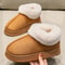 Women Winter Indoor Soft Faux Fur Snow Boot Slippers Plus Sizes 1