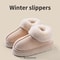 Women Winter Indoor Soft Faux Fur Snow Boot Slippers Plus Sizes 7