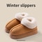 Women Winter Indoor Soft Faux Fur Snow Boot Slippers Plus Sizes 8