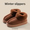 Women Winter Indoor Soft Faux Fur Snow Boot Slippers Plus Sizes 9