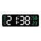Large Digital Wall Clock With Temperature Humidity Auto Dimming USB Powered 14