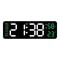 Large Digital Wall Clock With Temperature Humidity Auto Dimming USB Powered 14