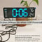 Large Digital Wall Clock With Temperature Humidity Auto Dimming USB Powered 1