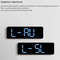 Large Digital Wall Clock With Temperature Humidity Auto Dimming USB Powered 3