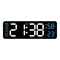 Large Digital Wall Clock With Temperature Humidity Auto Dimming USB Powered 6