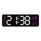 Large Digital Wall Clock With Temperature Humidity Auto Dimming USB Powered 15