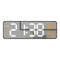 Large Digital Wall Clock With Temperature Humidity Auto Dimming USB Powered 17