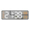 Large Digital Wall Clock With Temperature Humidity Auto Dimming USB Powered 17
