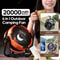 Multifunctional Camping Fan With Rechargeable Battery LED Light And Power Bank 0