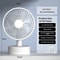 Rechargeable Portable Desktop Fan With Adjustable Speeds And Quiet Operation 6