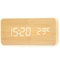 Wood Digital Alarm Clock With LED Temperature Display 9