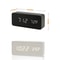 Wood Digital Alarm Clock With LED Temperature Display 5