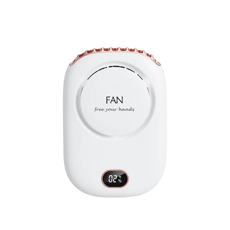 Portable Hanging Neck Fan USB Rechargeable Bladeless Cooler 8