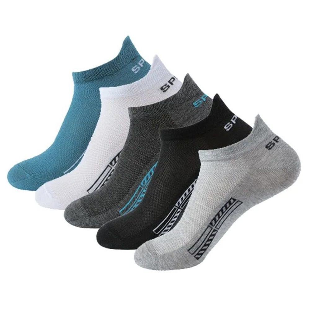 Mens Breathable Mesh Sports Socks Pack Options 0