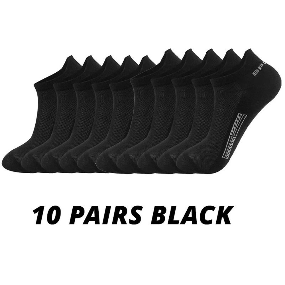 Mens Breathable Mesh Sports Socks Pack Options 7