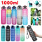 Plastic Sport Water Bottle Leakproof With Straw And Carry Handle 0
