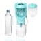 Pet Water Bottle With Detachable Food Container Leak Proof Travel Dispenser 1