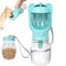 Pet Water Bottle With Detachable Food Container Leak Proof Travel Dispenser 7