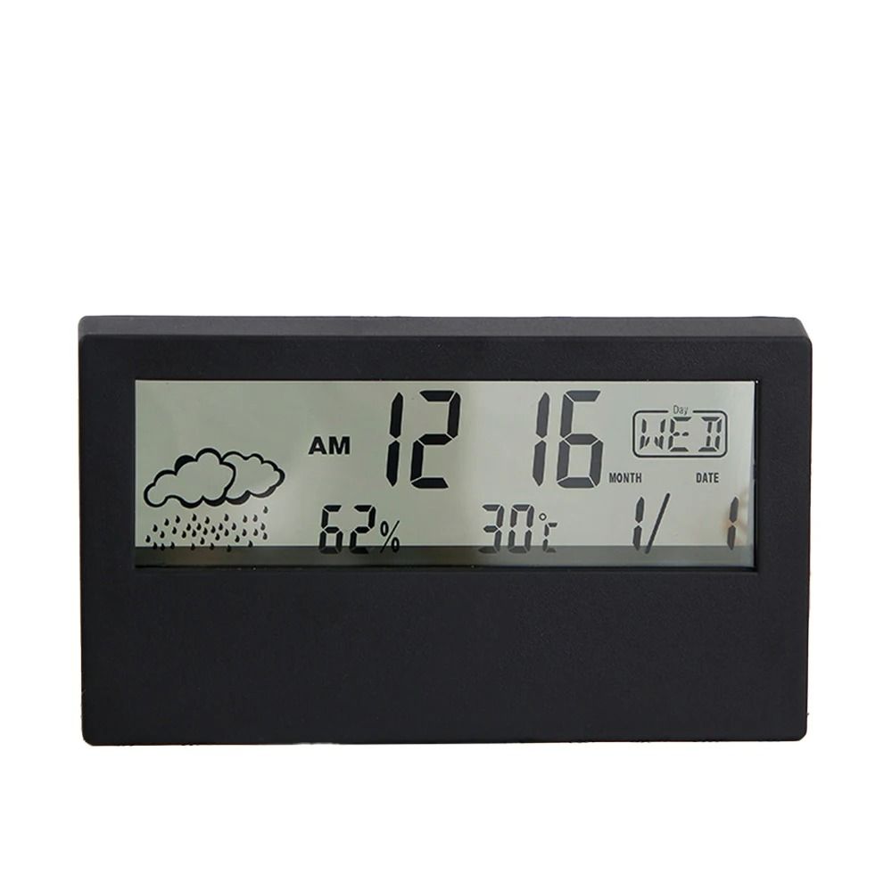 Digital Thermo Hygrometer Clock With Temperature And Humidity Display 6