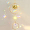 Golden Sun Pentagram Crystal Chain Hanging Decoration 3