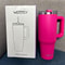 Insulated Stainless Steel Tumbler With Handle And Straw Large Capacity 11
