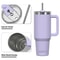 Insulated Stainless Steel Tumbler With Handle And Straw Large Capacity 4