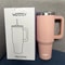 Insulated Stainless Steel Tumbler With Handle And Straw Large Capacity 13