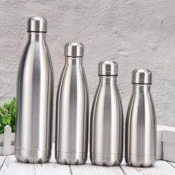 stainless steel insulated water bottle for travel and sports