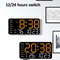 Extra Large LED Wall Clock With Temperature Timer And Date Display 1